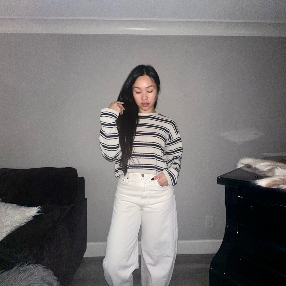 Striped Long Sleeve Top